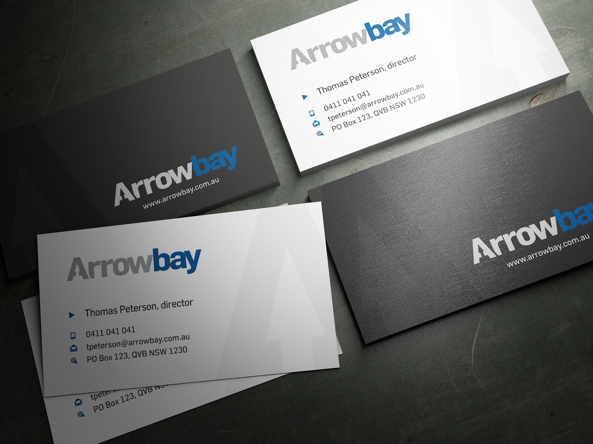 Business Card Design by HYPdesign for Arrowbay | Design #3629645