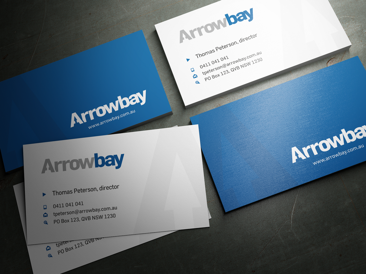 Business Card Design by HYPdesign for Arrowbay | Design #3629651