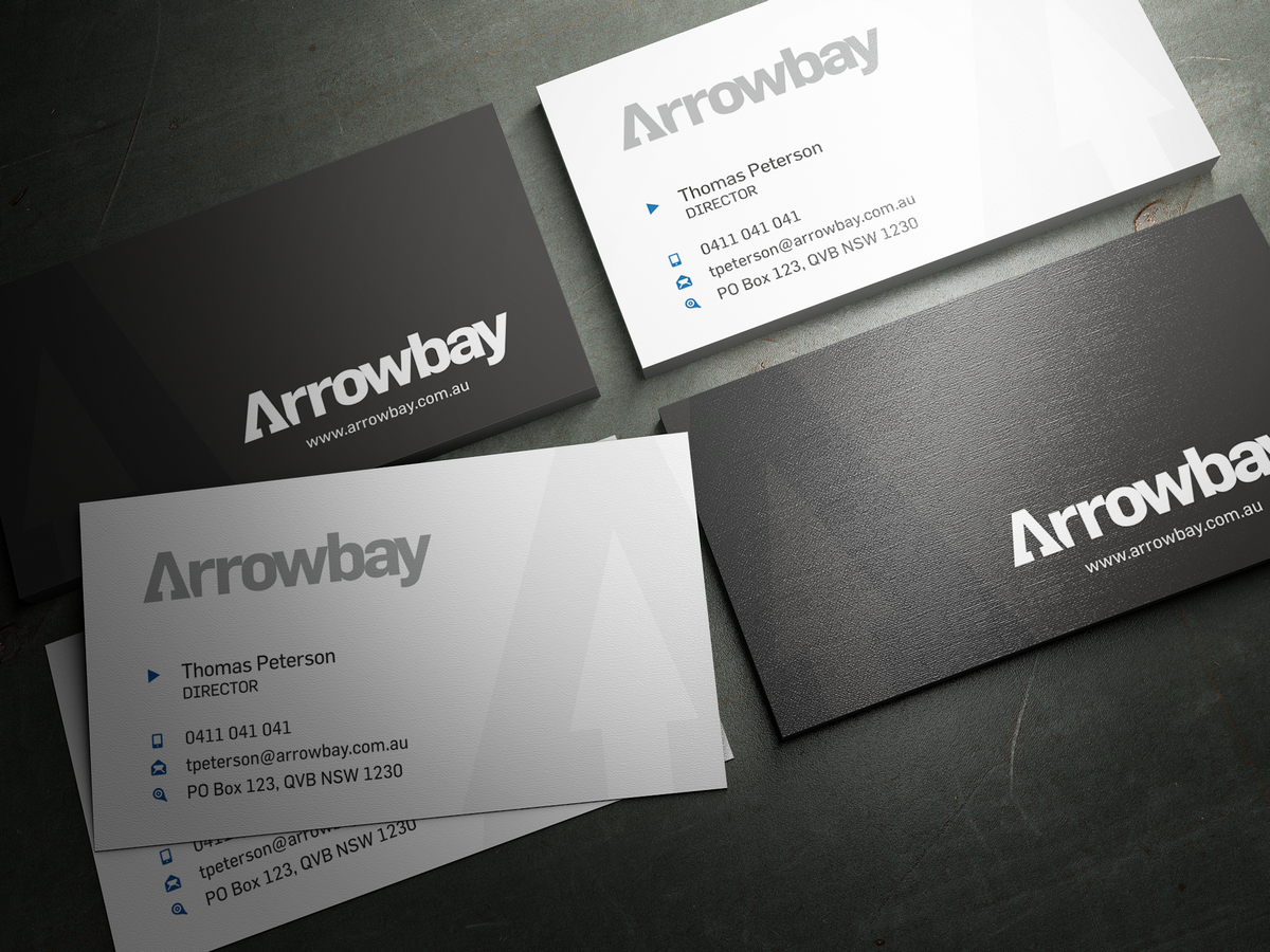 Business Card Design by HYPdesign for Arrowbay | Design #3634575