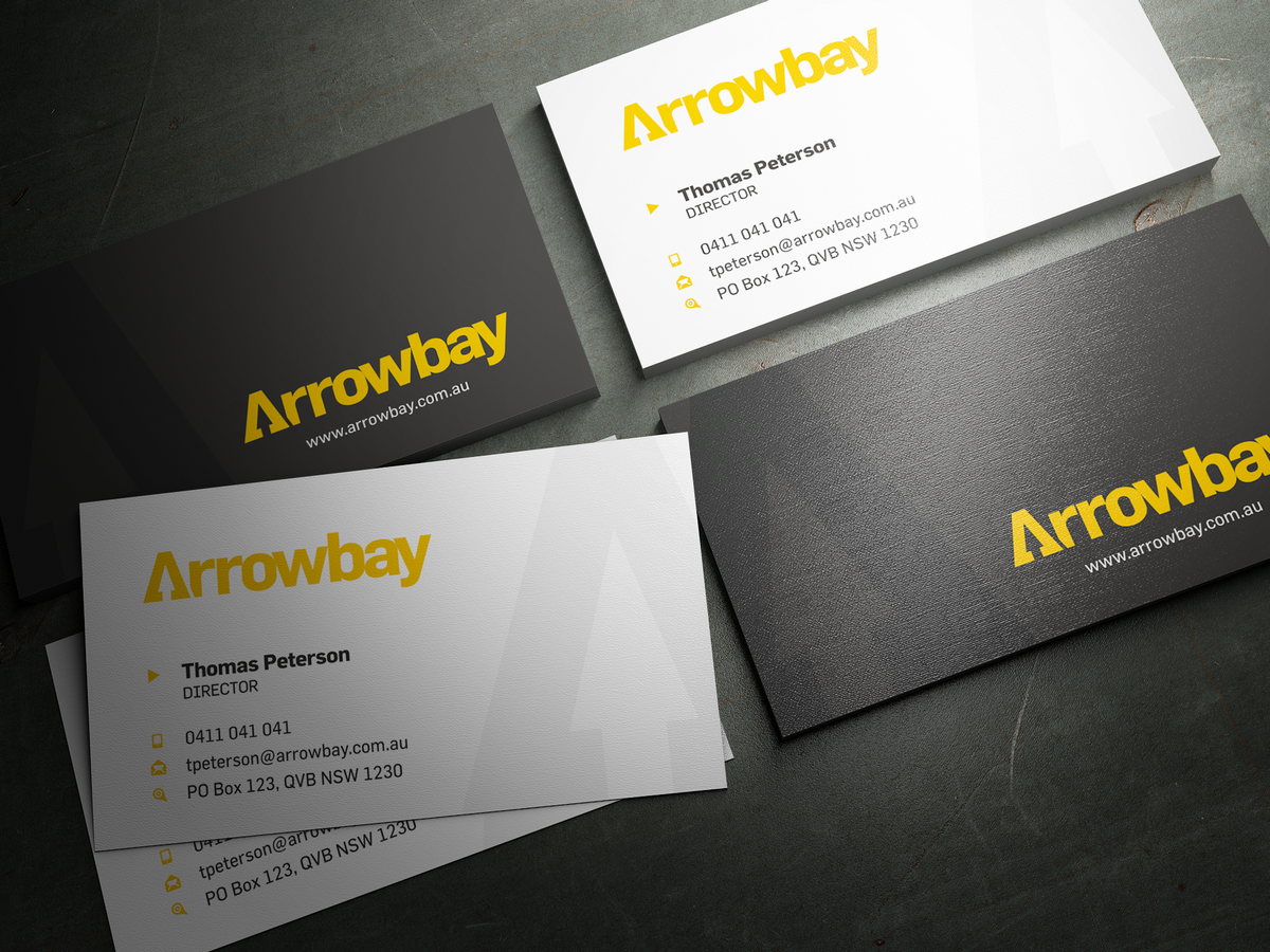 Business Card Design by HYPdesign for Arrowbay | Design #3641118