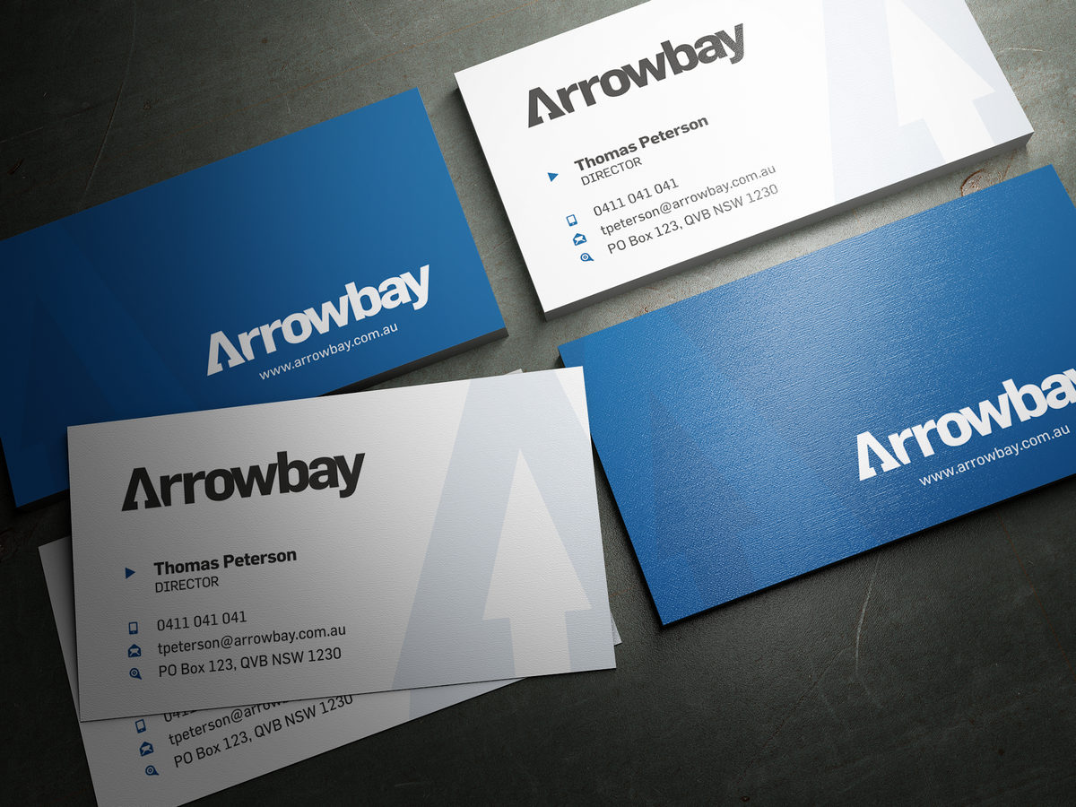 Business Card Design by HYPdesign for Arrowbay | Design: #3641125
