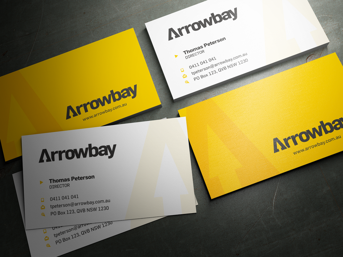 Business Card Design by HYPdesign for Arrowbay | Design #3641272