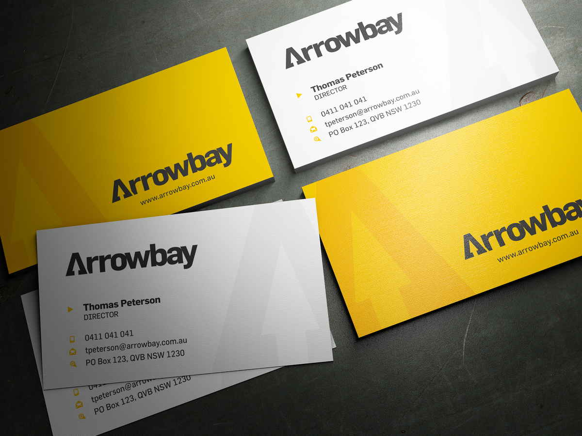 Business Card Design by HYPdesign for Arrowbay | Design #3641280