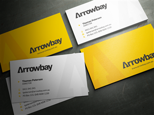 Business Card Design by HYPdesign for Arrowbay | Design: #3641280