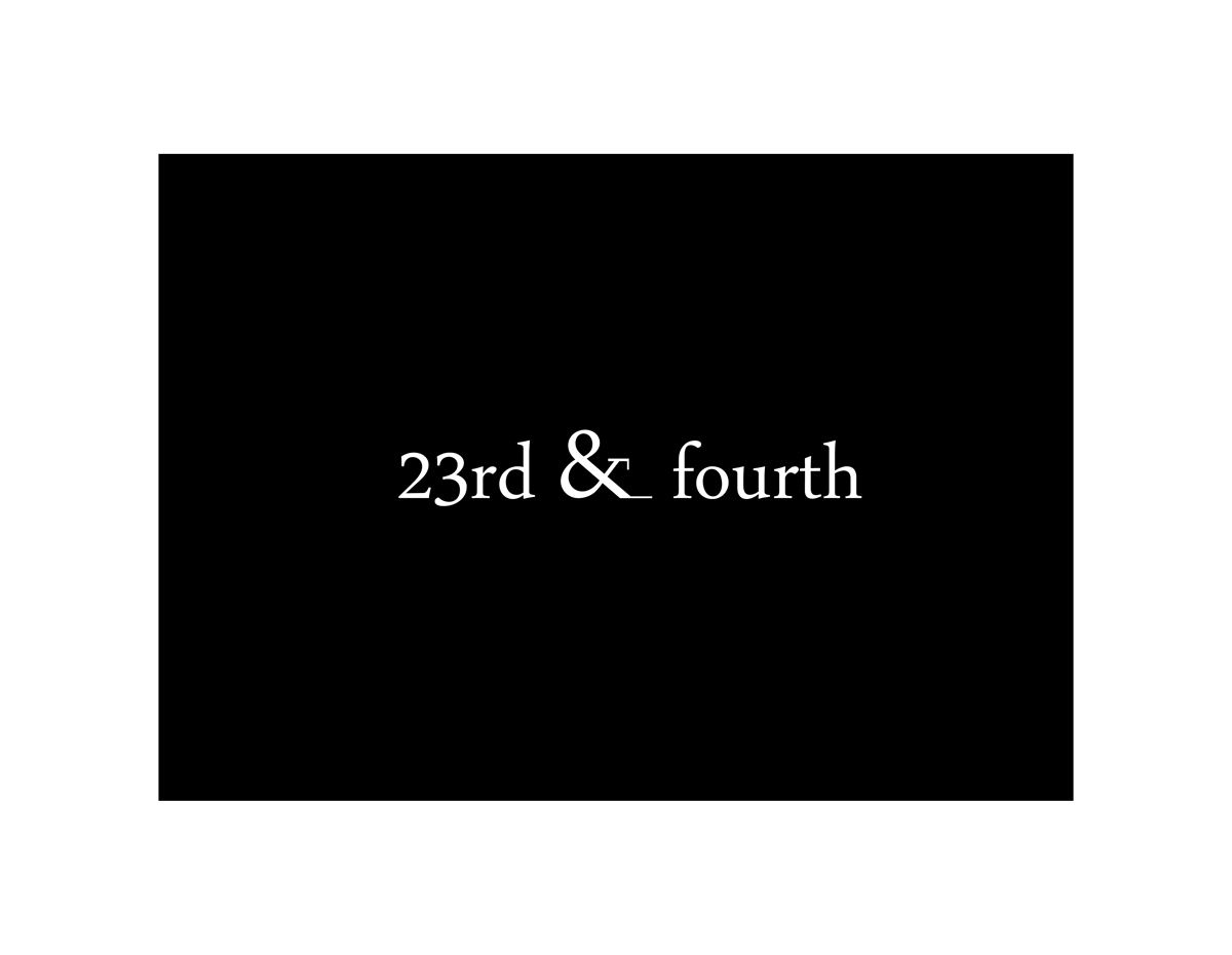 Logo Design by CREATIVE_seán for 23rd and Fourth | Design #919821