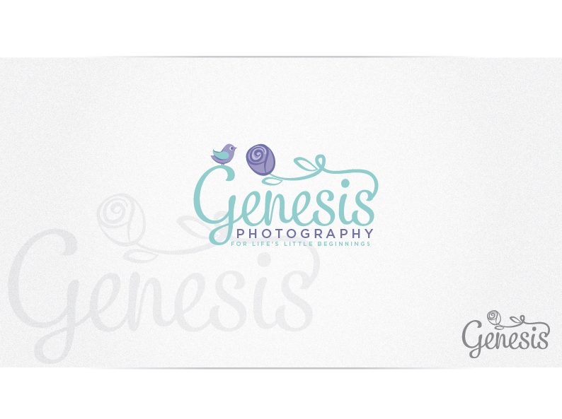 Logo Design by Cherry Pop Design for Genesis Photography | Design #3663270