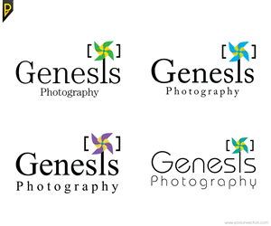 Logo Design by poisonvectors for Genesis Photography | Design: #3644158