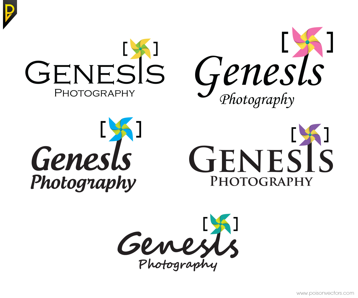 Logo Design by poisonvectors for Genesis Photography | Design #3644550