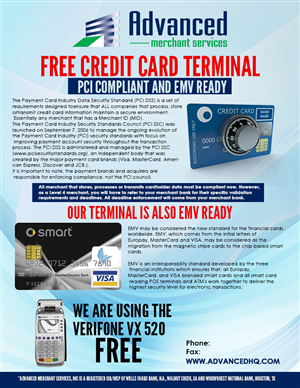 Diseño de Flyer por Juuri para Advanced Merchant Services | Diseño #3646536