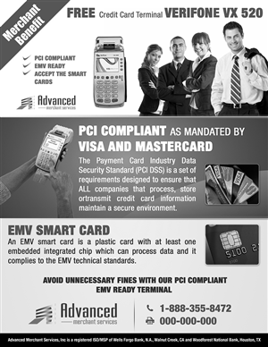 Design de Flyer par VEGA-Designs pour Advanced Merchant Services | Design : #3644841