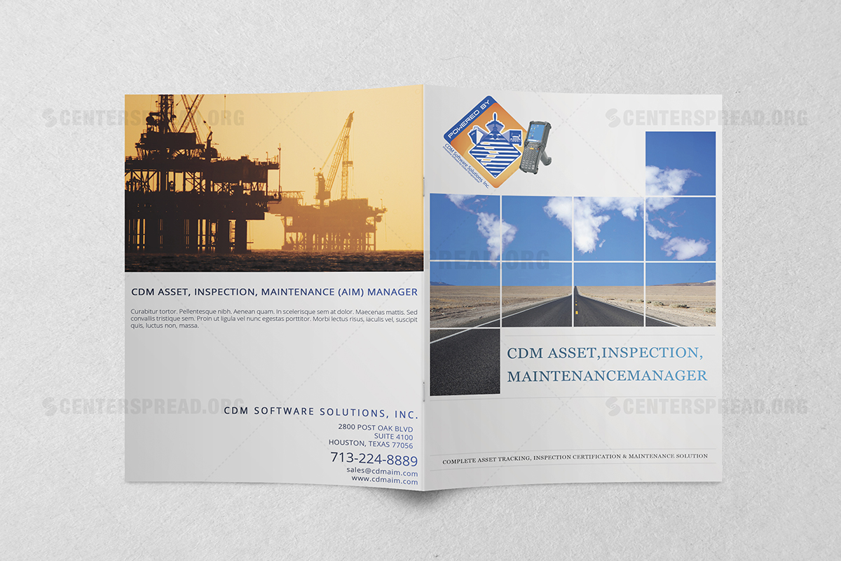 Brochure Design by CENTERSPREAD for CDM Software Solutions, Inc. | Design #3642650