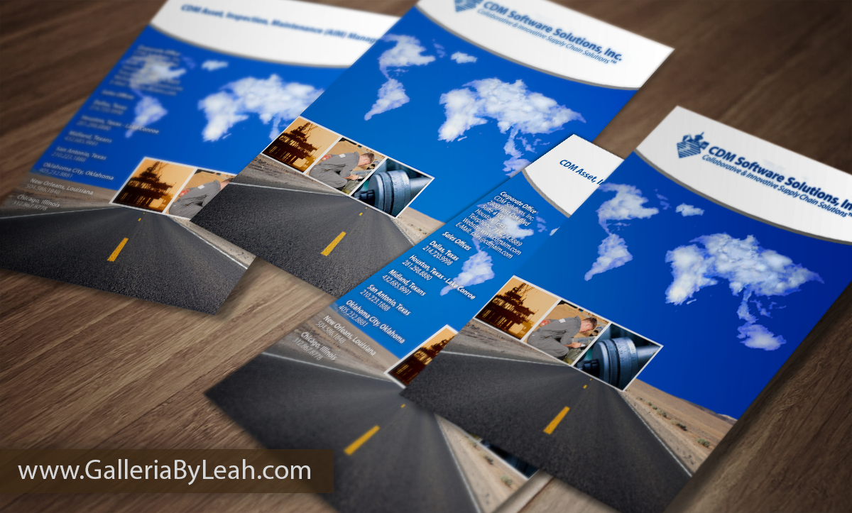 Brochure Design by galleria.by.leah for CDM Software Solutions, Inc. | Design #3629199