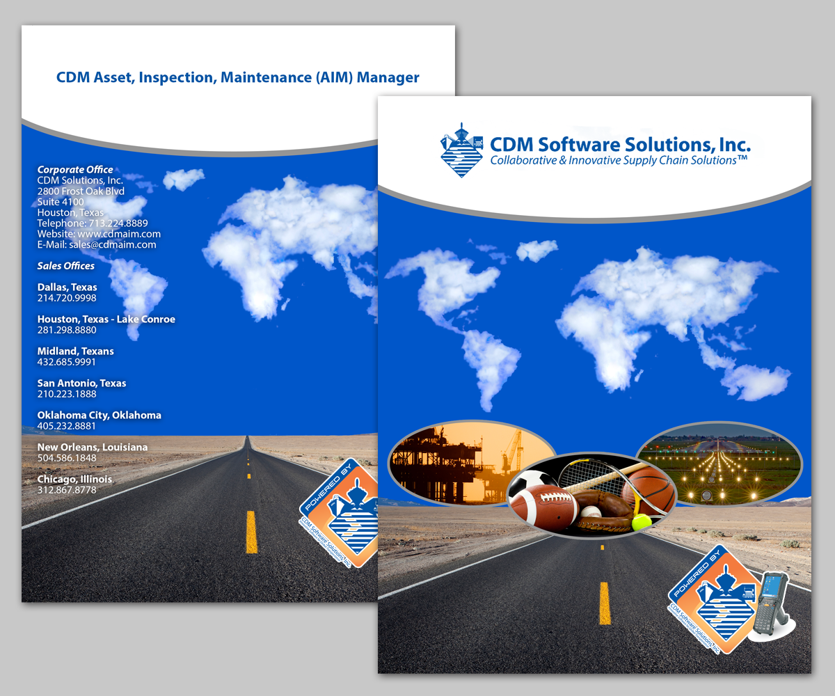 Brochure Design by galleria.by.leah for CDM Software Solutions, Inc. | Design #3637543