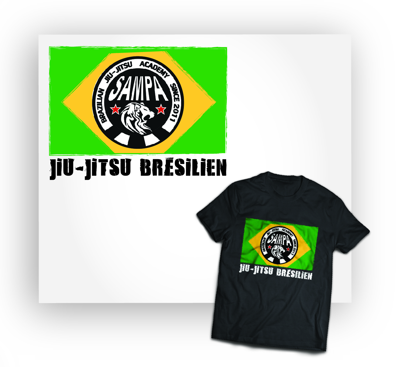 T-shirt Design by DAStudioDesigns for Centre d'arts martiaux Sampa  | Design #3649681