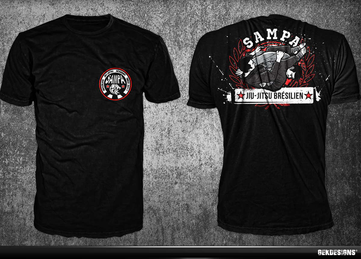 T-shirt Design by gekgrfx for Centre d'arts martiaux Sampa  | Design #3651623