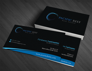Business Card Design by  Artman for Pacific Reef Real Estate | Design: #3644160