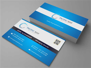 Business Card Design by AwsomeD for Pacific Reef Real Estate | Design: #3635354