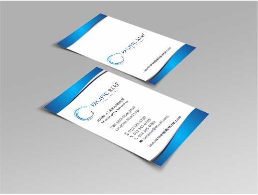 Business Card Design by AwsomeD for Pacific Reef Real Estate | Design #3635357
