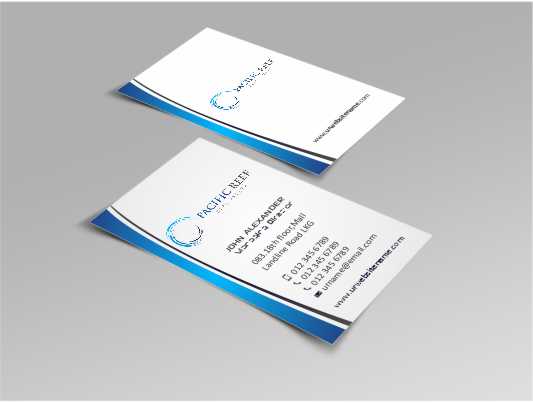 Business Card Design by AwsomeD for Pacific Reef Real Estate | Design #3635358