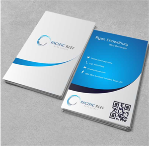 Business Card Design by AwsomeD for Pacific Reef Real Estate | Design: #3635365