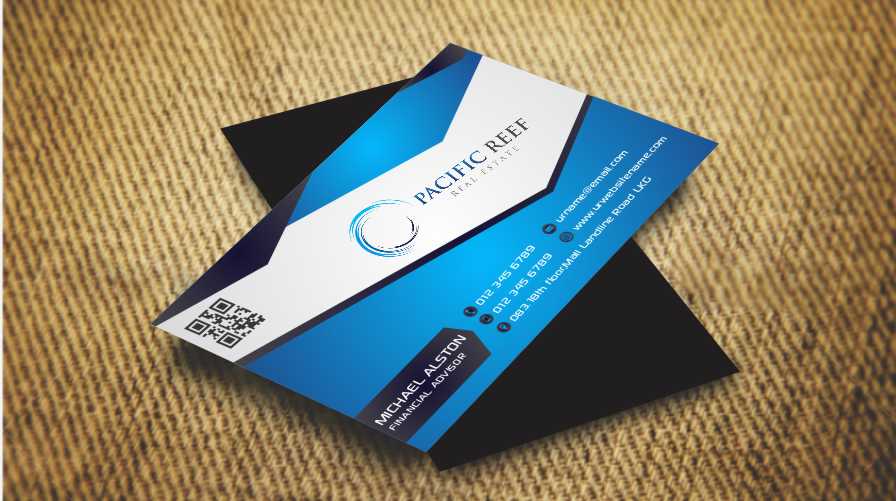 Business Card Design by AwsomeD for Pacific Reef Real Estate | Design #3635369