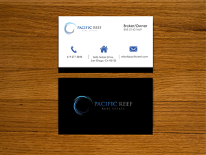Business Card Design by Creative dreams for Pacific Reef Real Estate | Design: #3669357