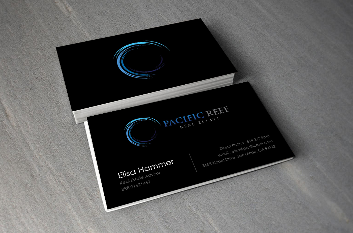 Business Card Design by Creative dreams for Pacific Reef Real Estate | Design #3669366