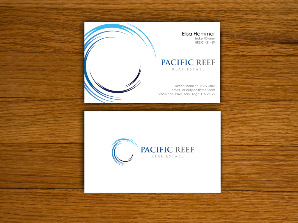 Business Card Design by Creative dreams for Pacific Reef Real Estate | Design #3677609