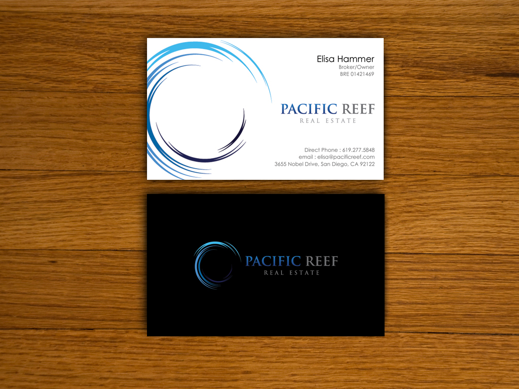 Business Card Design by Creative dreams for Pacific Reef Real Estate | Design #3685378