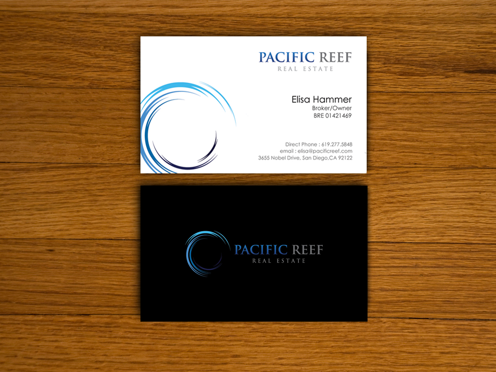 Business Card Design by Creative dreams for Pacific Reef Real Estate | Design #3685379