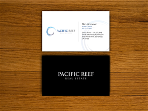 Business Card Design by Creative dreams for Pacific Reef Real Estate | Design: #3685385
