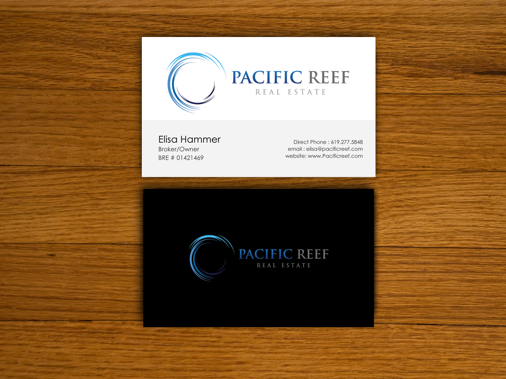 Business Card Design by Creative dreams for Pacific Reef Real Estate | Design #3691360