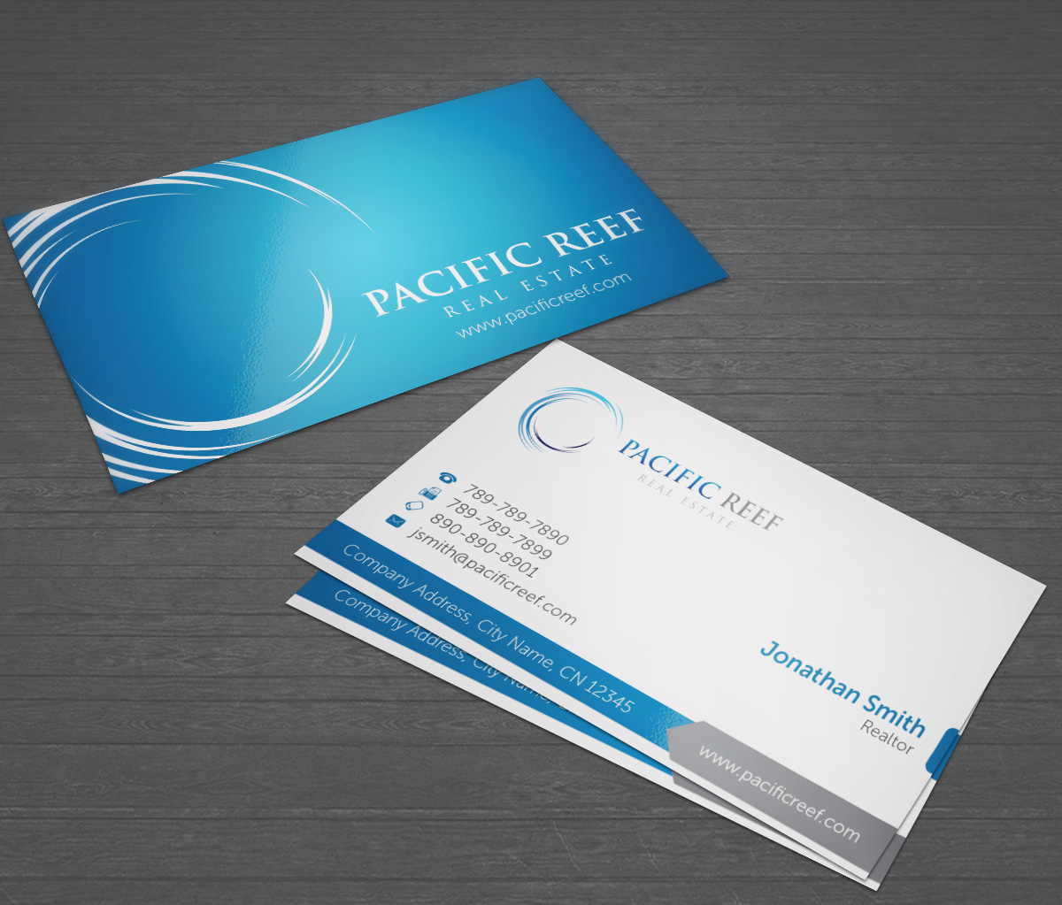 Business Card Design by navacreative for Pacific Reef Real Estate | Design #3630423