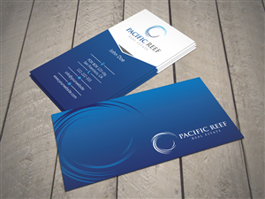 Business Card Design by HammyHS for Pacific Reef Real Estate | Design: #3639725