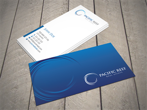 Business Card Design by HammyHS for Pacific Reef Real Estate | Design: #3639750