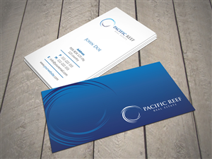 Business Card Design by HammyHS for Pacific Reef Real Estate | Design: #3639776