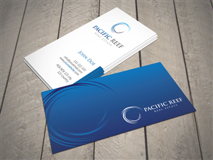 Business Card Design by HammyHS for Pacific Reef Real Estate | Design: #3639822