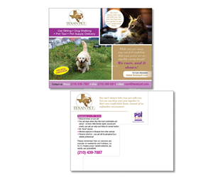 Design de Carte Postale par Michele_co pour Texan Pet LLC | Design : #3696225