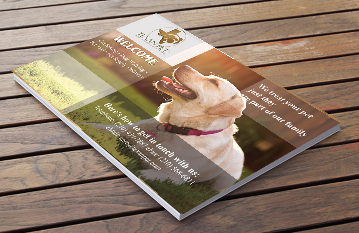 Design de Carte Postale par nafizrahat pour Texan Pet LLC | Design #3639994