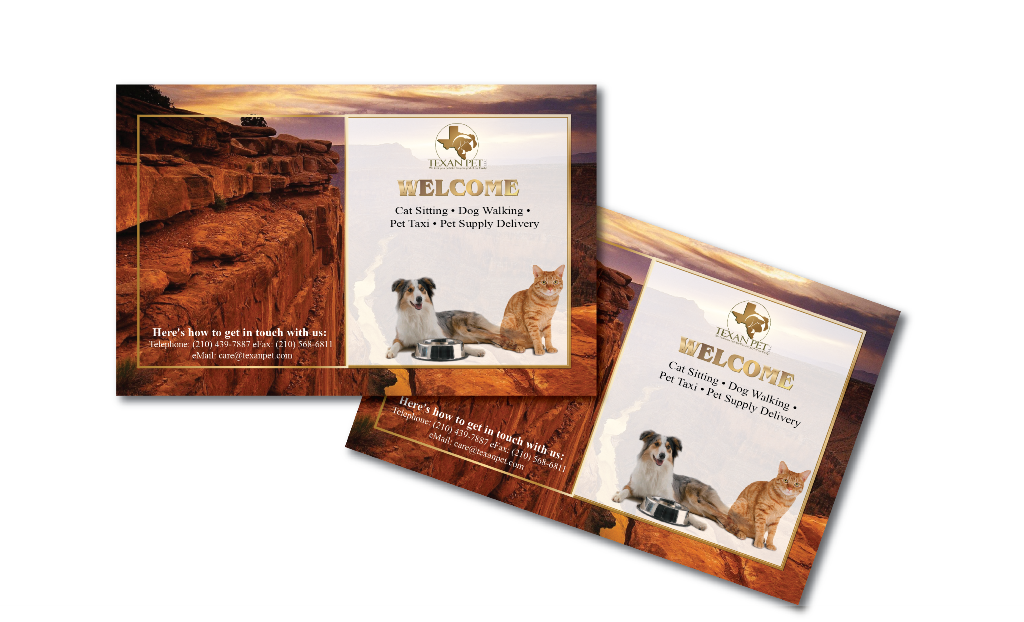 Design de Carte Postale par nafizrahat pour Texan Pet LLC | Design #3640035