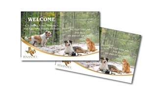 Pet Care Business Post Card | Diseño de Postal por nafizrahat