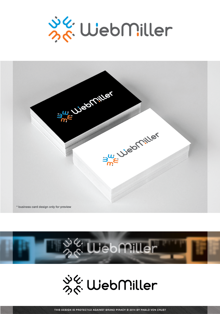 Logo Design by Pablo Von Crust for WebMiller | Design: #3657709