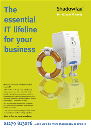 Poster for IT remote support company