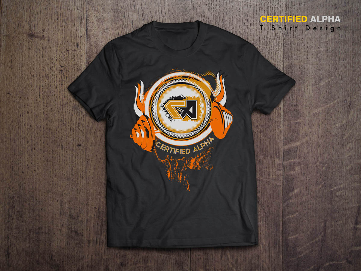 T-shirt Design by MicroZ for Certified Alpha | Design #3632756