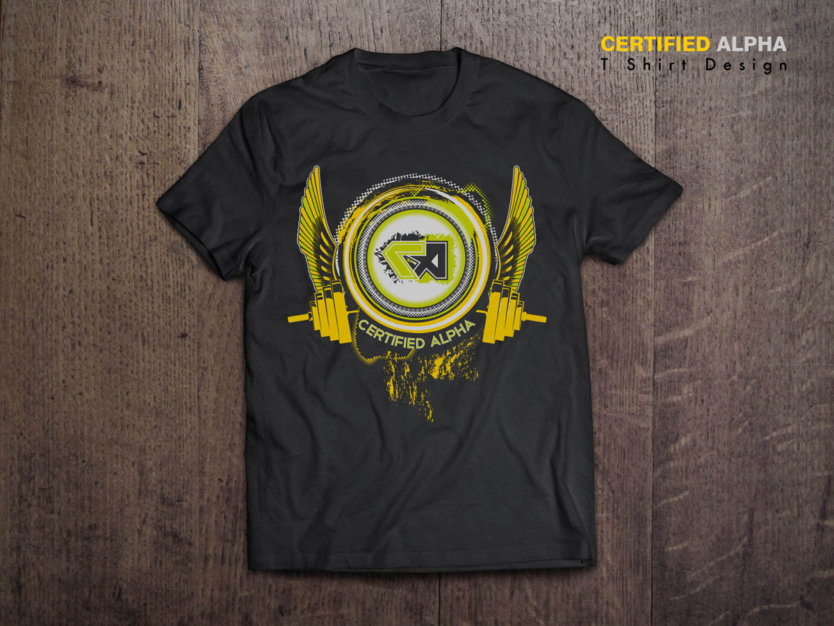 T-shirt Design by MicroZ for Certified Alpha | Design #3632968