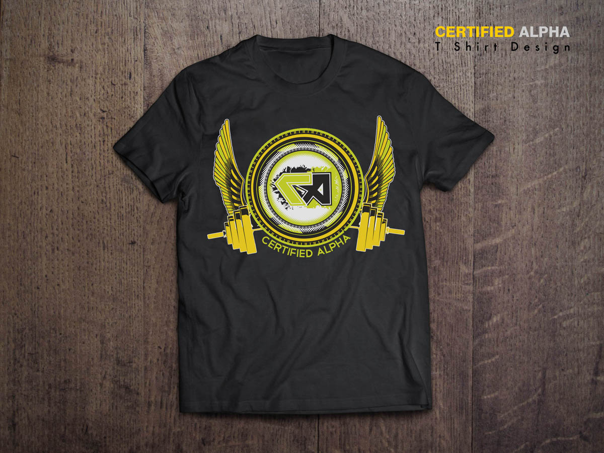 T-shirt Design by MicroZ for Certified Alpha | Design #3639589