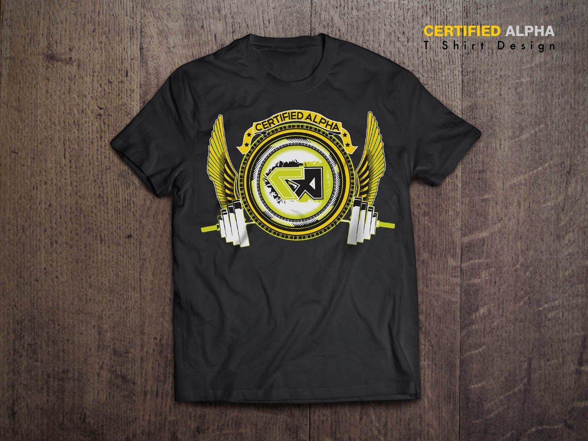 T-Shirt-Design von MicroZ für Certified Alpha | Design #3639844