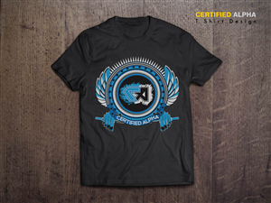 T-shirt Design by MicroZ for Certified Alpha | Design: #3643164
