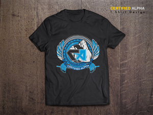 T-shirt Design by MicroZ for Certified Alpha | Design: #3658820