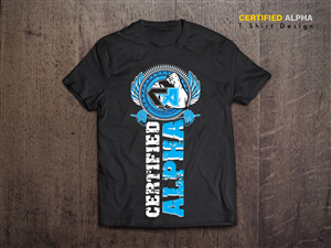T-shirt Design by MicroZ for Certified Alpha | Design: #3658830